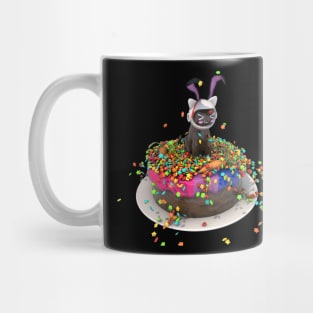 chocolate cake cat Mug